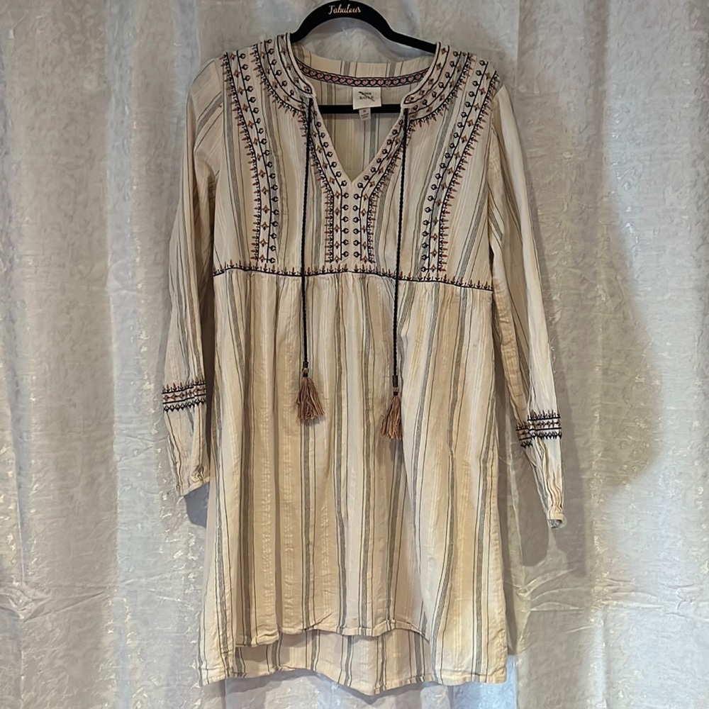 Long sleeve, BoHo dress